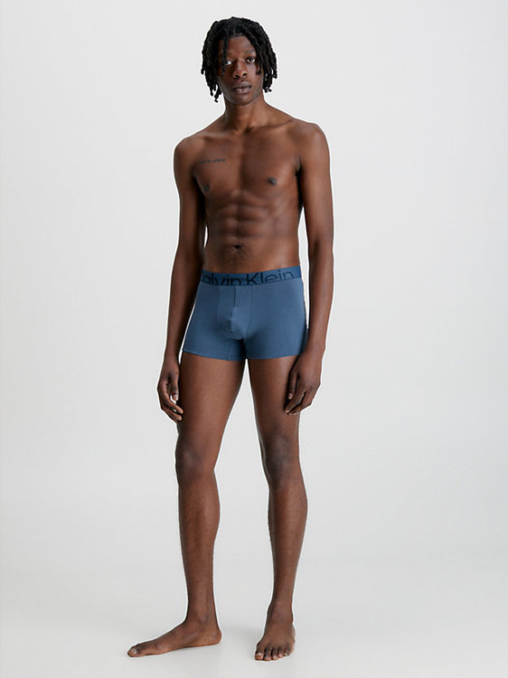 Embossed boxery Modrá barva Muži