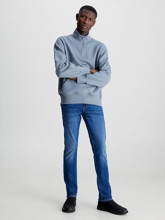 Módní Slim jeany, Modrá barva, 2023