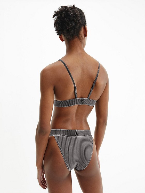 Módní KW0KW01718-BEH plavky HIGH RISE CHEEKY BIKINI, 2022