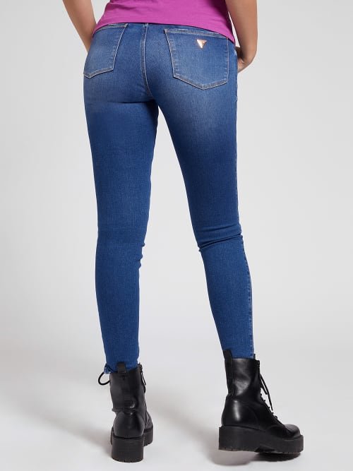 Módní Super Stretch jeans, Modrá barva, 2021