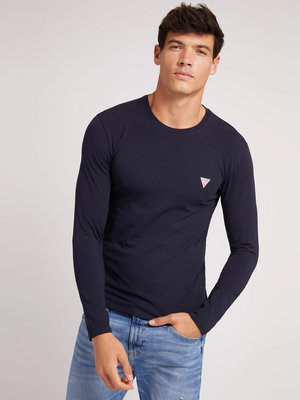 Guess – Core tričko, Navy barva