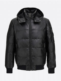 Guess, Černá barva Puffer bunda