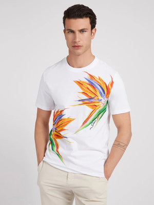 Guess – Ritchie tričko, Bílá barva