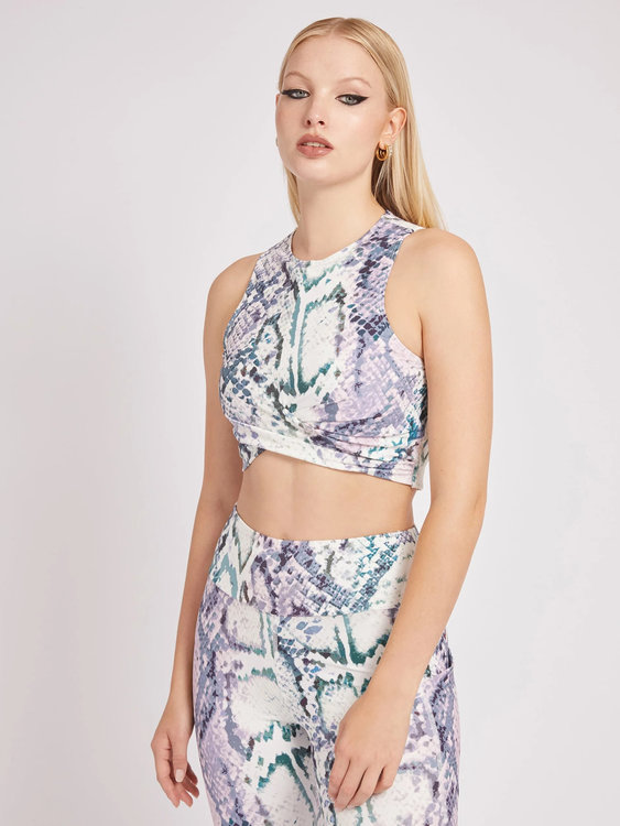 Módní Collyn top, Fialová barva, 2022