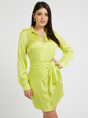 Alya šaty – GUESS, Lime, Neonová, Zelená, Žlutá barva Ženy