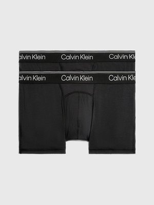 Calvin Klein Underwear – Athletic Cotton boxery 2ks, Černá barva