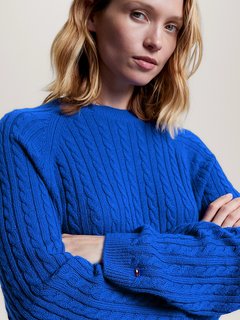 Luxusní Soft Wool šaty, Modrá barva, M