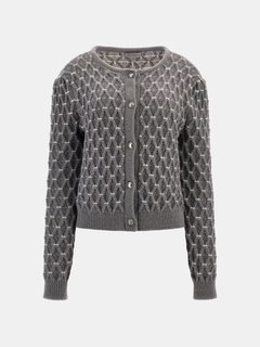 Luxusní Miya kardigen, Šedá barva, S, M