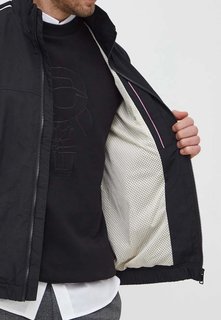 Stripe Track bunda Černá barva Muži