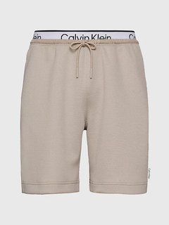 Knit šortky Béžová, Hnědá barva Muži