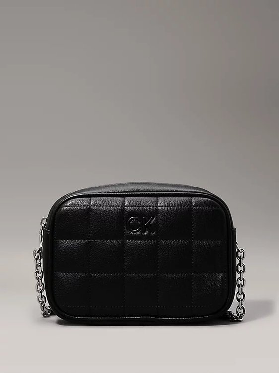 Calvin Klein Jeans – Square Quilt crossbody, Černá barva