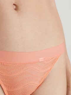 Luxusní Allover Lace bikiny, Oranžová barva, XS, S, M, L
