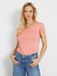 GUESS – Slubby triko, Korálová červená barva