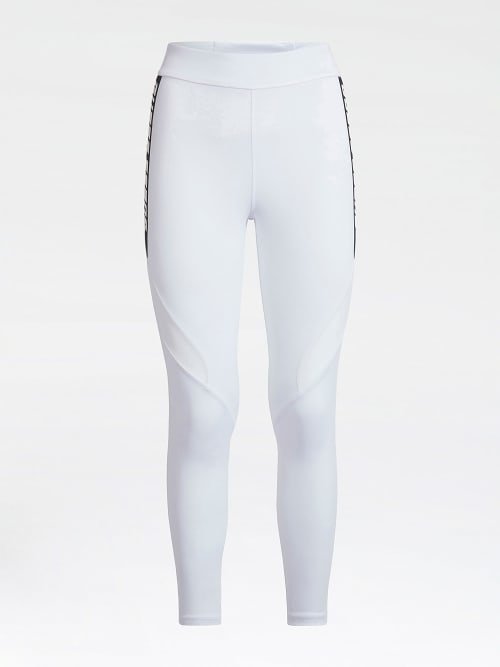 Logo legíny Bílá barva Ženy