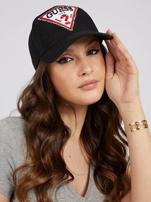 Jewel Logo kšiltovka – Guess, Černá barva Ženy
