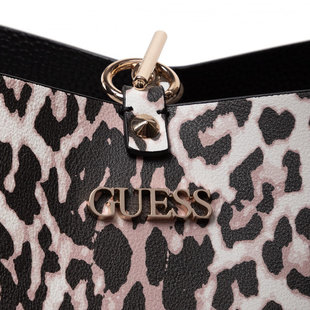 Luxusní Alby shopper, Černá, Hnědá barva, T/U/1