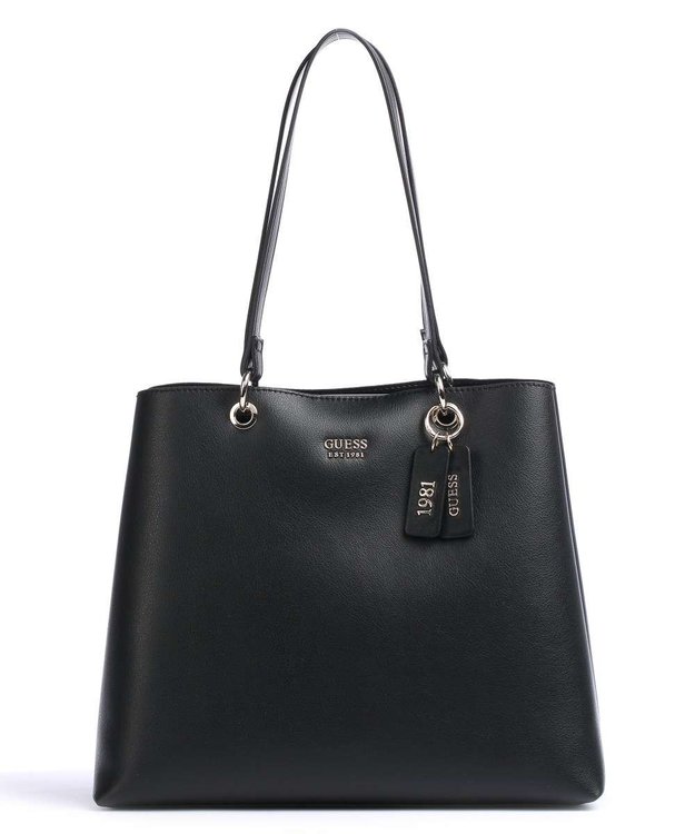 Guess – Eco Brenton kabelka, Černá barva