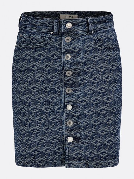 Cube denim sukně Modrá barva Ženy