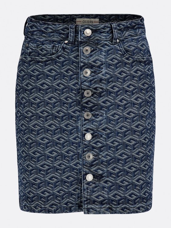 Cube denim sukně Modrá barva Ženy