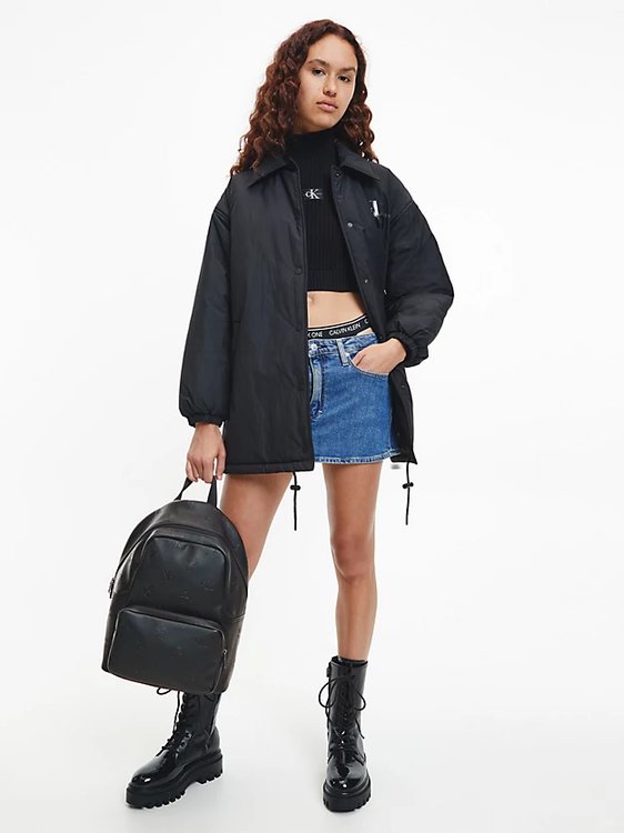 Calvin Klein Jeans, Černá barva Monogram Campus batoh