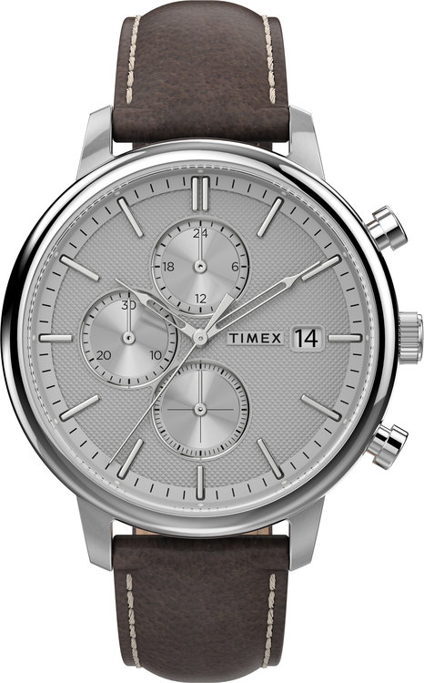 TIMEX – TW2U38800UK-Silver-Tone HODINKY