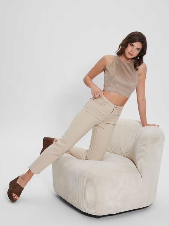 Luxusní Naomi top, Béžová barva, XS, S, M