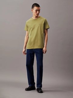 Luxusní CK Embro Badge triko, Zelená barva, XS, S, M, L, XL, XXL