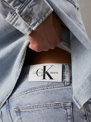 Authentic Straight jeans – Calvin Klein Jeans, Modrá barva Muži