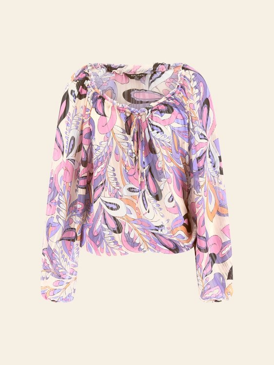 Fialová, Růžová barva, Luise Crused Paisley košile