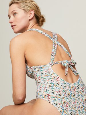 Módní UW0UW05273-0F9 plavky PLUNGE ONE PIECE, 2024