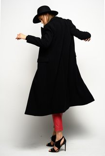 Luxusní Martini kabát, Černá barva, 40, 42, 44