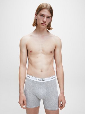Modern Cotton boxerky 2ks – Calvin Klein Underwear, Černá, Šedá barva Muži