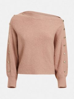 Luxusní Mega svetr, Růžová barva, XS, S, M, L