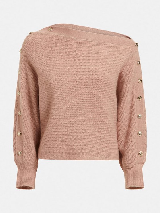 Luxusní Mega svetr, Růžová barva, XS, S, M, L