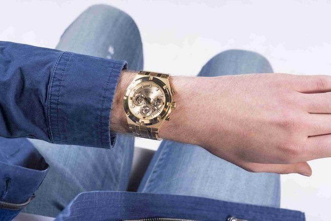 Luxusní GW0260G4-Gold Tone HODINKY, UNI 1