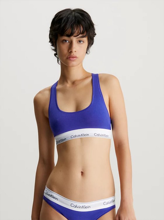 Modern Cotton podprsenka – Calvin Klein Underwear, Modrá barva Ženy