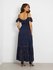 Elide Long šaty – GUESS, Modrá barva Ženy