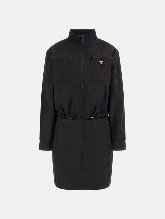 Černá barva, Aurlie Full Zip šaty