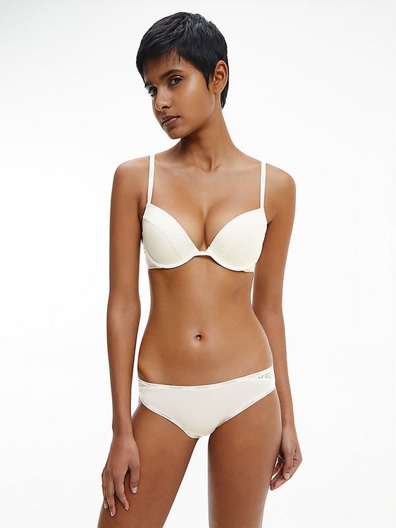 Bikiny Flirty – Calvin Klein Underwear, Krémová barva Ženy, Ženy, Ženy, Ženy, Ženy, Ženy, Ženy, Ženy