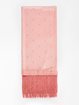 Módní Jacquard šála, Červená, Růžová barva, 2021