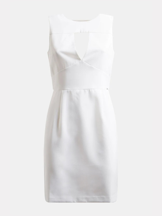 Elastic Logo šaty Bílá barva Ženy
