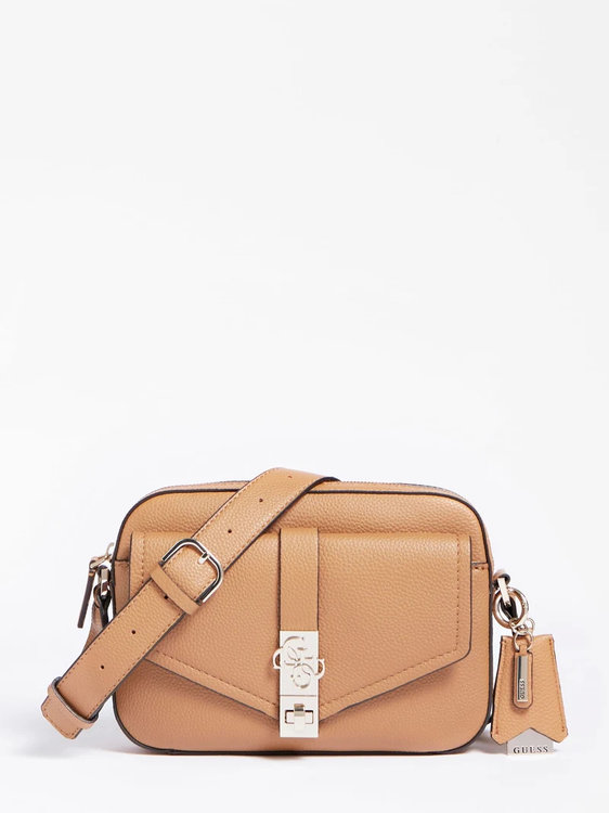 Guess – Albury crossbody, Hnědá barva