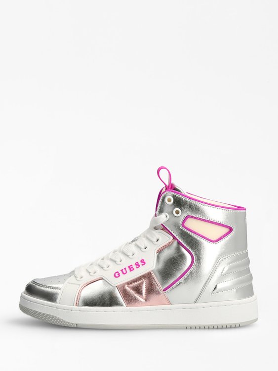 FL7B2SLEA12-SILVE TENISKY – Guess Ženy