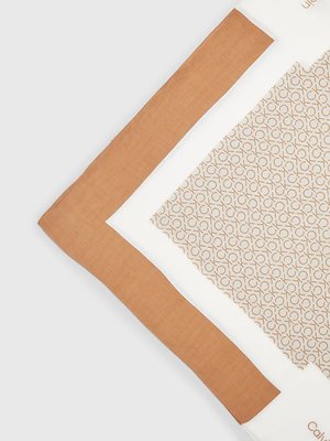 Geo šála – Calvin Klein Jeans, Béžová barva Ženy