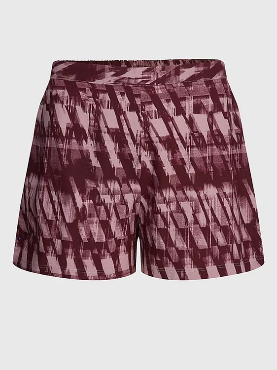 Woven's pyžamové kraťasy Vínová barva Ženy