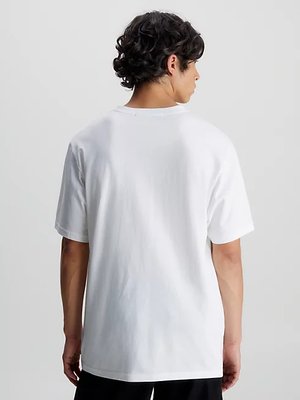 Hyper Real triko – Calvin Klein Jeans, Bílá barva Muži