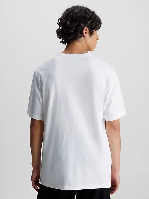 Hyper Real triko – Calvin Klein Jeans, Bílá barva Muži