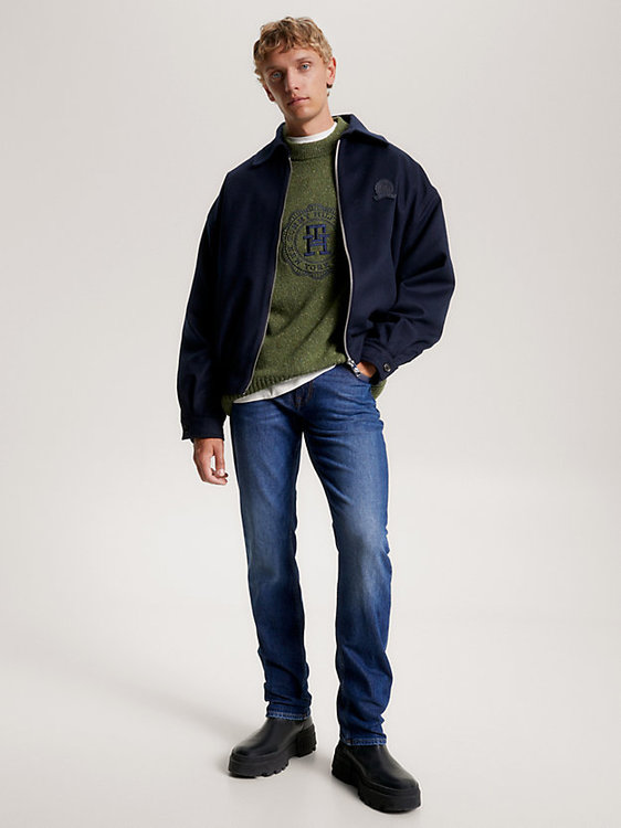 Straight Denton jeany – Tommy Hilfiger, Modrá barva Muži