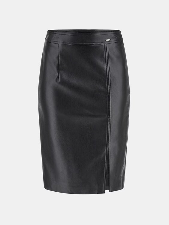 Luxusní Giorgia sukně, Černá barva, S, M