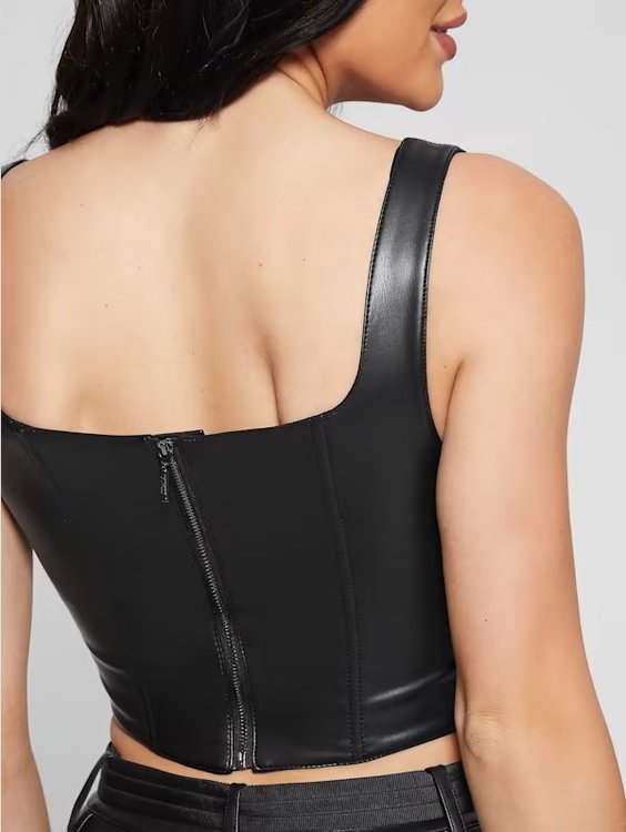 Luxusní Amiri Corset top, Černá barva, XS